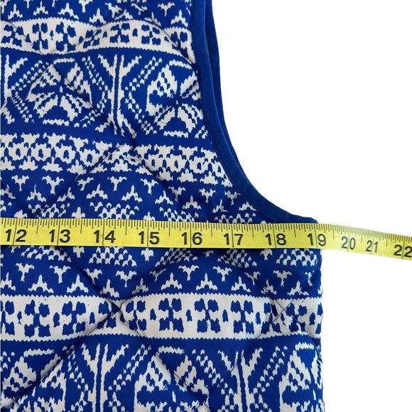 J. Crew Fair Isle Vest Excursion Women's Sz S Blue White Style# E4865 EUC - Picture 9 of 10